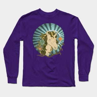 Toot your Horn, Unicorn Long Sleeve T-Shirt